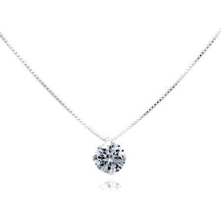 Corrente Prata Ponto Luz 8mm