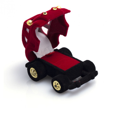 Estojo Veludo Fusca Vermelho