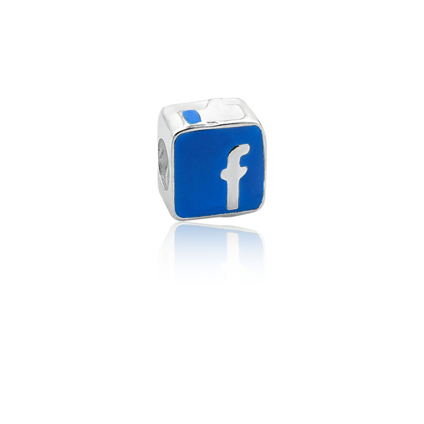 Berloque de Prata You Facebook
