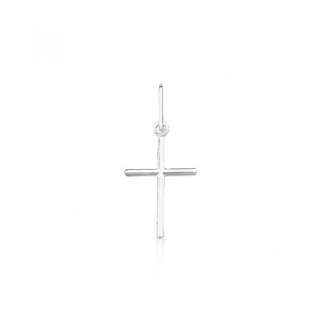 Pingente de Prata Cruz Palito "P"