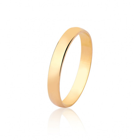 Aliança de Casamento Ouro 10k Lisa / 3mm (Valor da unidade)