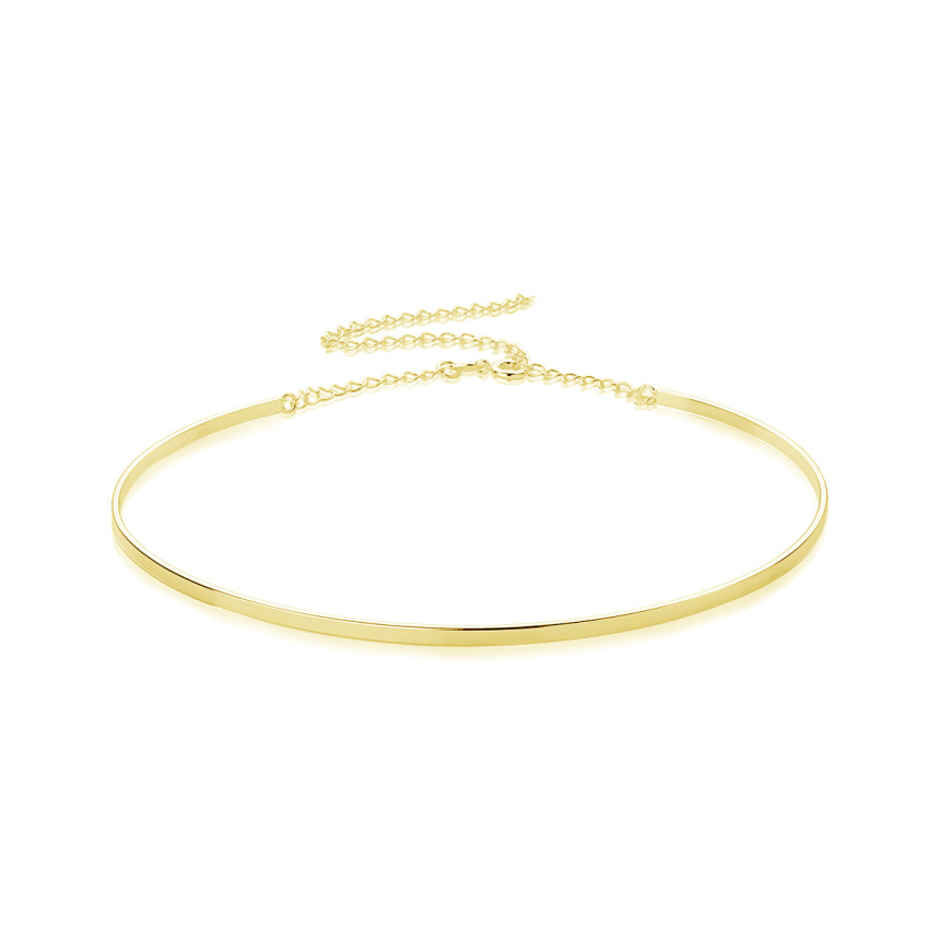Aro Fita c/ Fecho Folheado a Ouro 18k