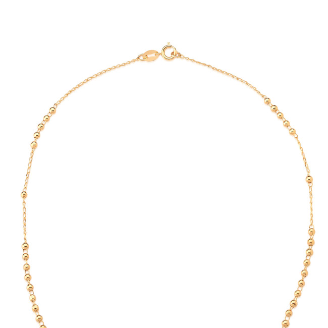 Terço Nossa Senhora das Graças 45cm Folheado a Ouro 18k