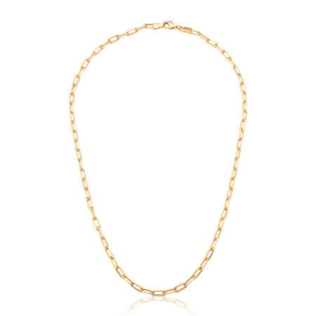 Corrente Cartier 50cm (4mm) Folheada a Ouro 18k