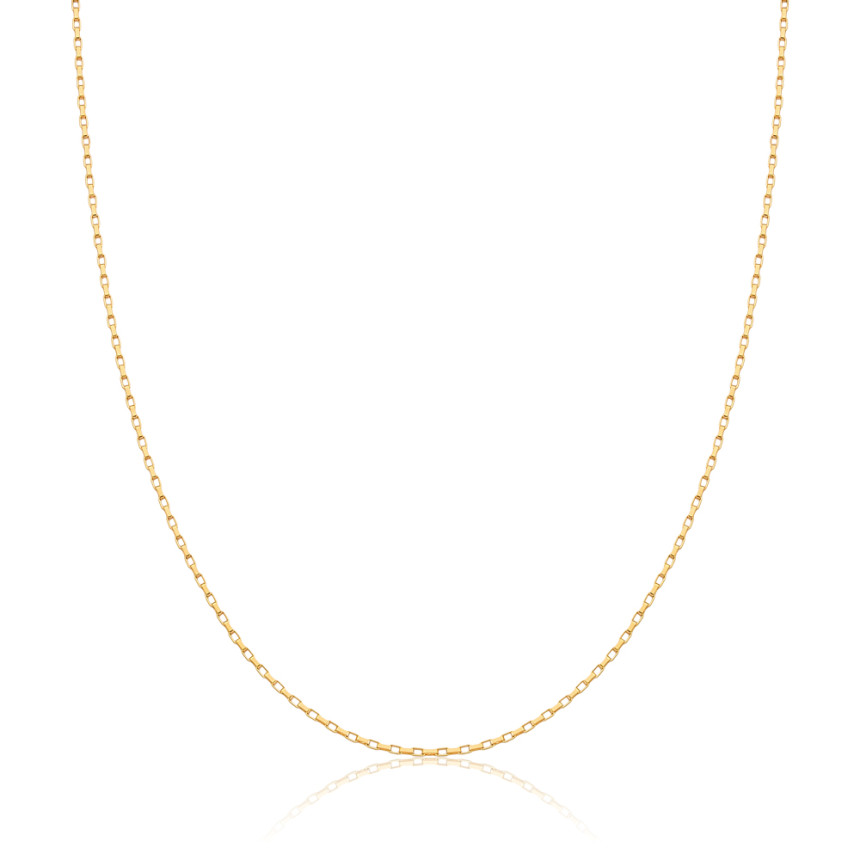 Corrente Cartier 50cm Folheada a Ouro 18k