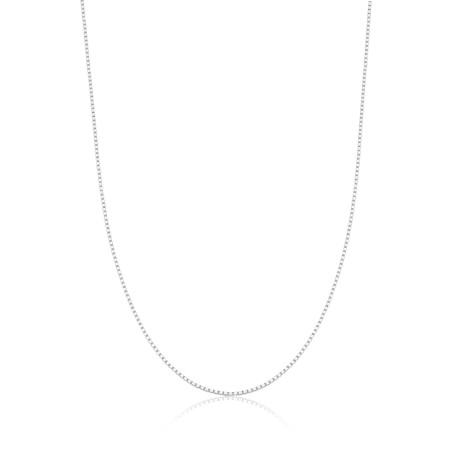 Corrente Prata Veneziana 40cm + 5cm de Extensor