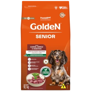 GoldeN® Formula Cães Seniores Porte Pequeno Carne e Arroz 6kg