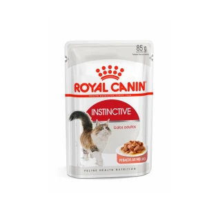 Ração Úmida Royal Canin Sachê Instinctive para Gatos Adultos Acima de 12 Meses 85 g