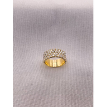 Anel Pavê de Diamantes