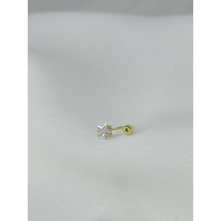 Piercing com Cristal