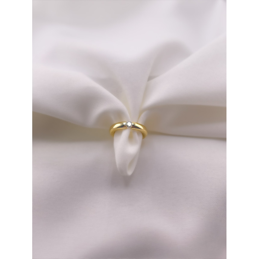Anel Solitario de Diamante