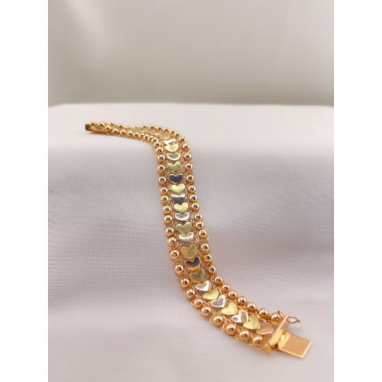 Pulseira de Corações