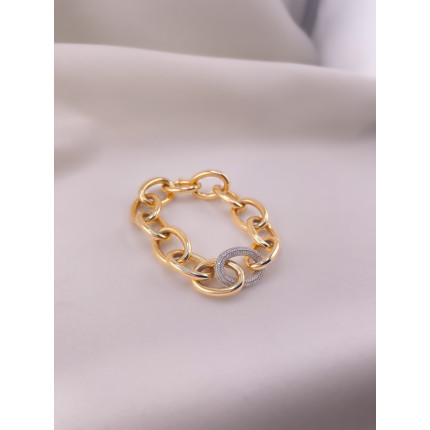 Pulseira Elos com Diamantes