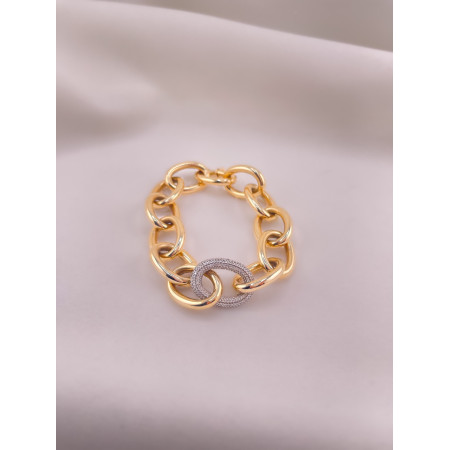 Pulseira Elos com Diamantes