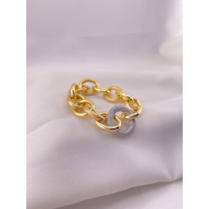 Pulseira Cartier Elo de Diamantes