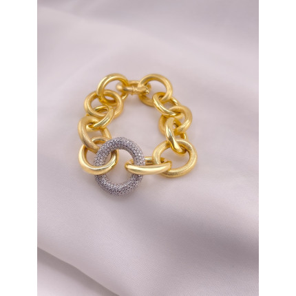 Pulseira Cartier Elo de Diamantes