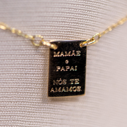 Escapulário Placa Personalizada