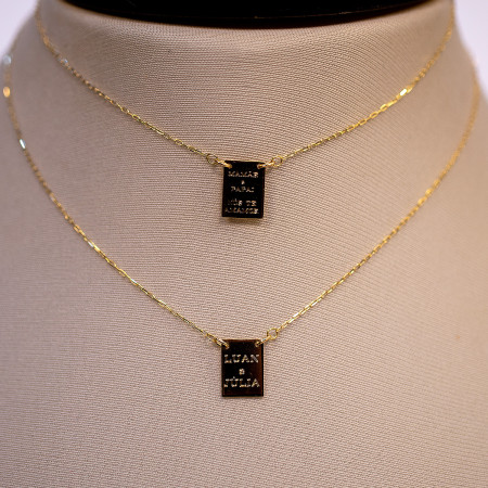 Escapulário Placa Personalizada