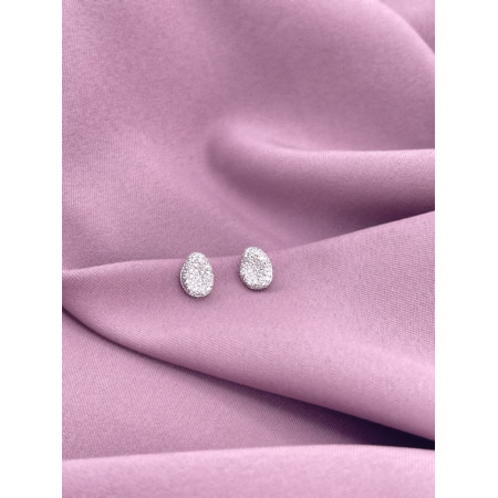 Brincos Gota com Diamantes