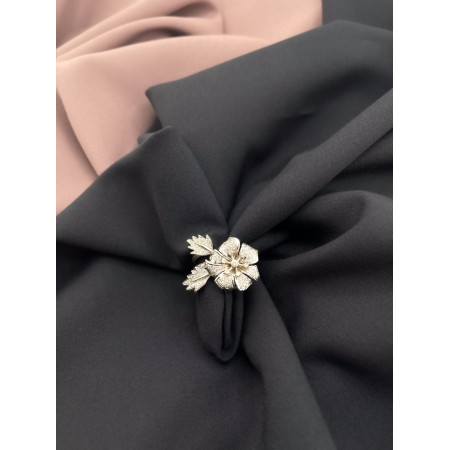 Anel Flor com Diamantes Articulado