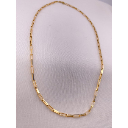 Corrente Malha Cartier Alongada