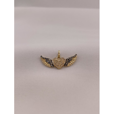 Pingente Coração Alado