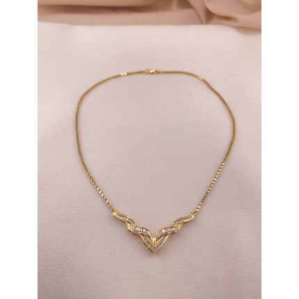 Colar com Diamantes