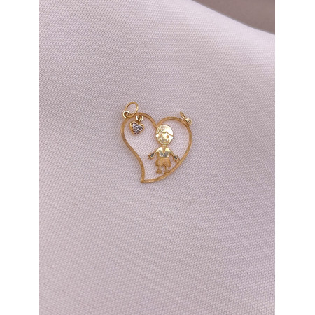 Pingente Coração Menino