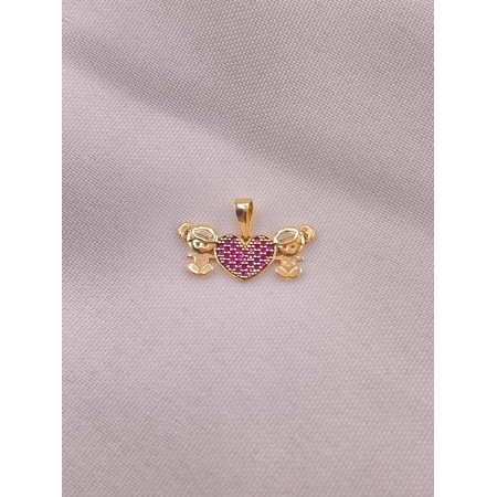 Pingente Meninas com Coração de Rubilita