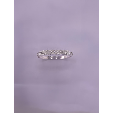 Bracelete de Ouro Branco com Diamantes