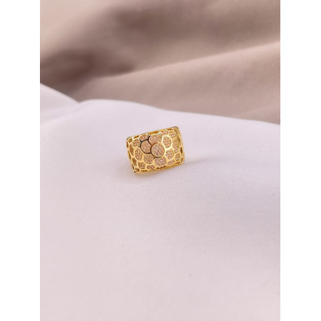 Anel Vazado com Diamantes