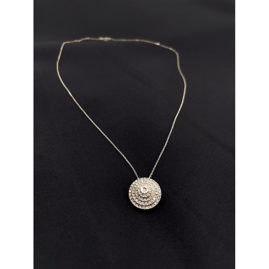 Colar Espiral em Diamantes