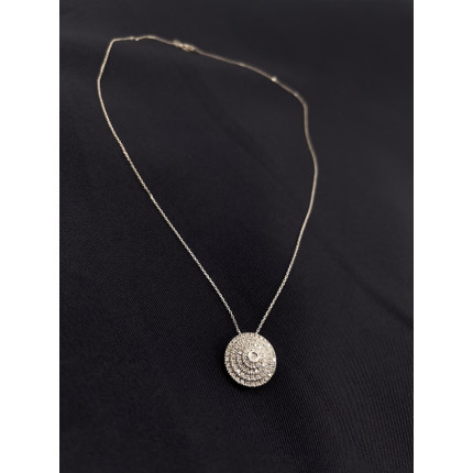 Colar Espiral em Diamantes