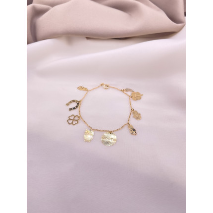 Pulseira Berloques da Sorte