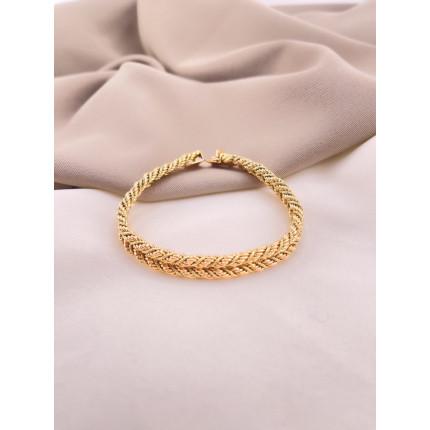 Pulseira Malha Corda Dupla