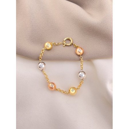 Pulseira Três Tons