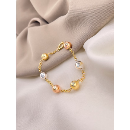 Pulseira Três Tons