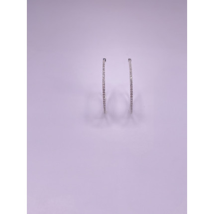 Brincos Argola Diamantes