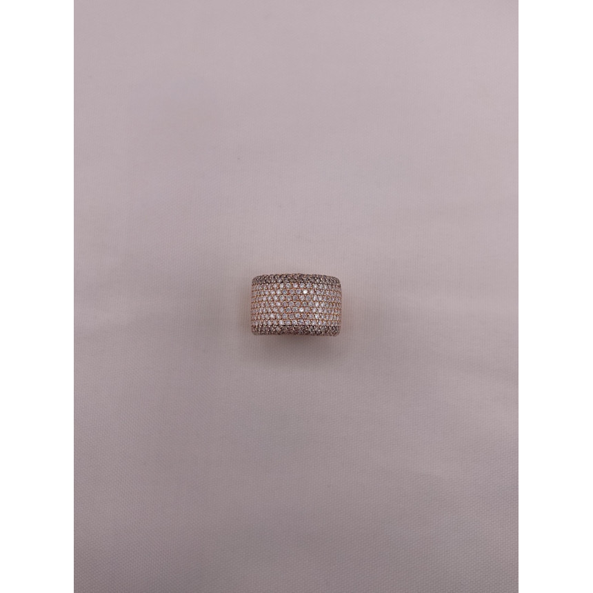 Anel Pavê de Diamantes