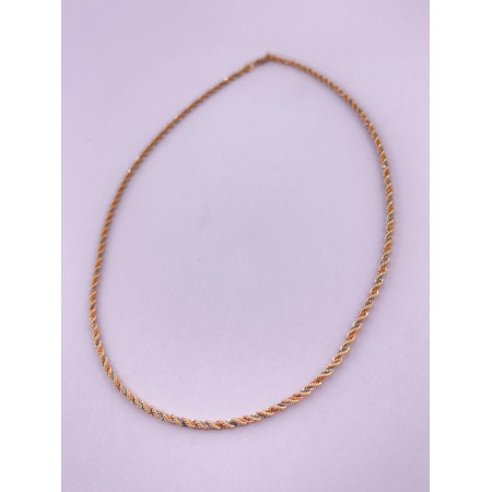 Corrente Malha Corda Três Tons