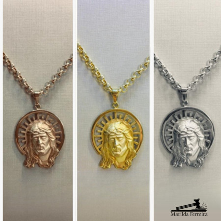 Pingente Face de Cristo