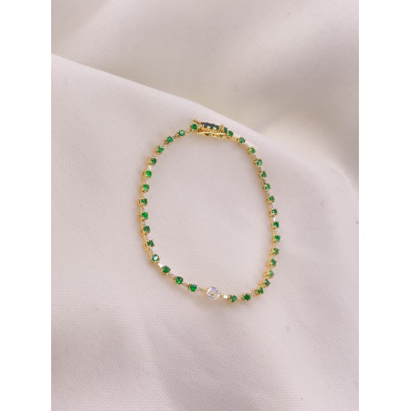 Pulseira de Esmeraldas