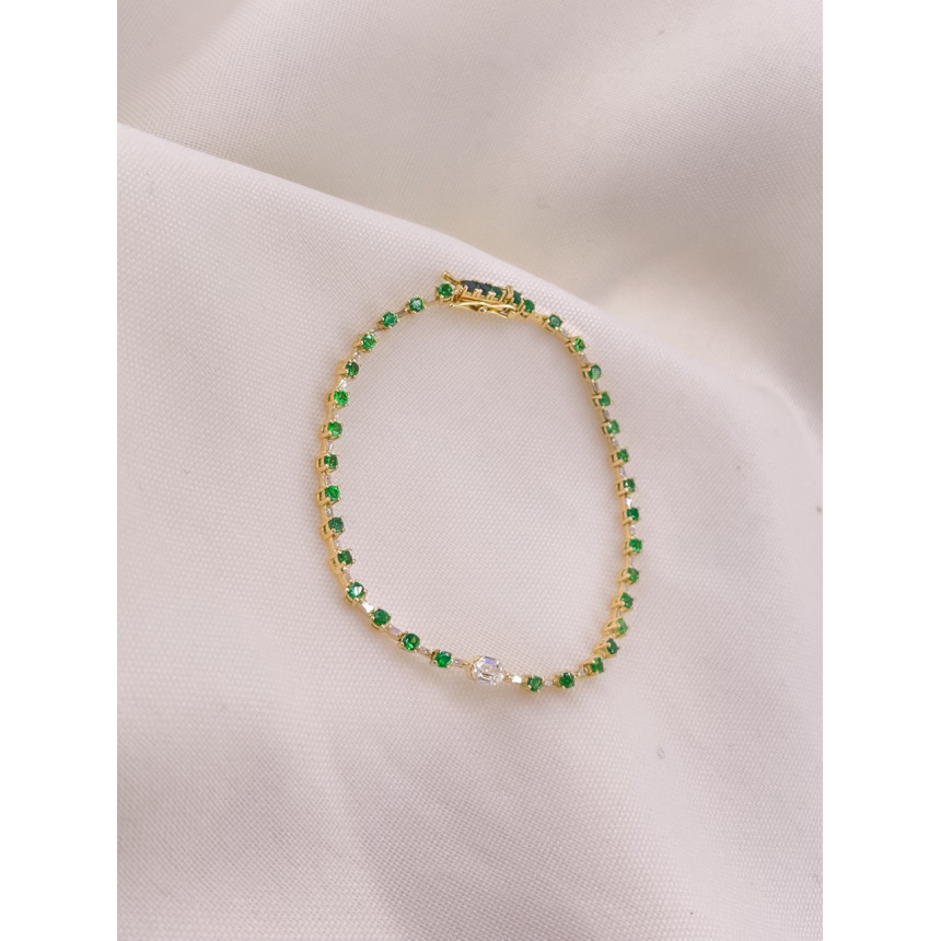 Pulseira de Esmeraldas