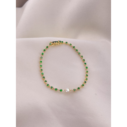 Pulseira de Esmeraldas