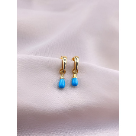 Brincos Turquesa