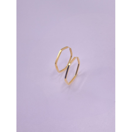 Brincos Argola Quadrada