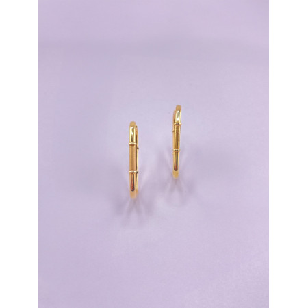 Brincos Argola Retangular