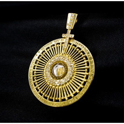 Pingente Santíssimo Sacramento com Diamantes