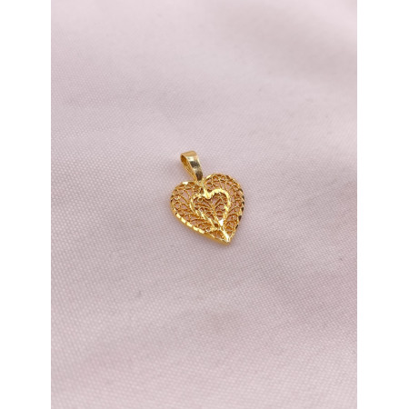 Pingente Coração Rendado