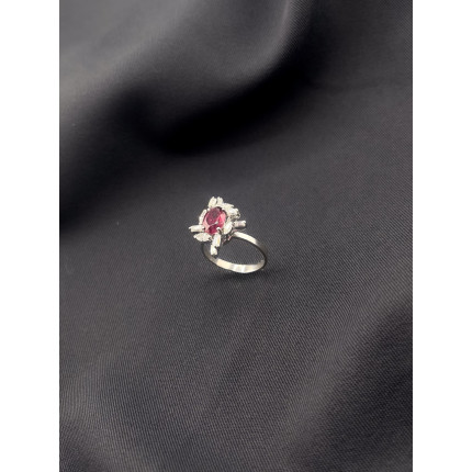 Anel Rubilita e Diamantes